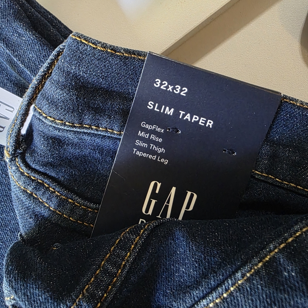 GAP Men's Slim Jeans - Dark Blue